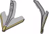 Produktbild: Industriehof® Gänsefußschar eXtreme® CARBIDE LINE 200 mm, für Grubber Einböck, Köckerling