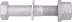 Produktbild: Horsch Sechskantschraube DIN 931 M 16 x 77 - 12.9, für Grubber, 96120058