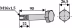 Technische Zeichnung: Industriehof® Sechskantschraube M 16 x 1,5 x 90 - 10.9 ohne Sicherungsmutter für Mc Connel Howard Seppi