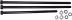 Set: Schraubensatz M 8 x 180, 230, 4. Lage für Bosch Zusatzsteuergerät SB 1, 4. Lage