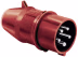 Produktbild: CEE-Stecker 400 V, spritzwassergeschützt, Schutzkontakt 6h