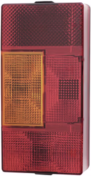 Produktbild: Hella® Schlussleuchte links/rechts 108 x 210 x 66 mm, Schluss-, Brems-, Blink-, Nebellicht, senkrecht