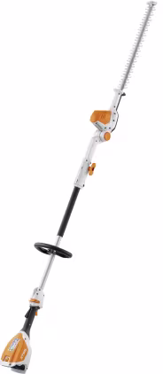 Produktbild: STIHL Akku-Heckenschere HLA 56 mit Teleskopstiel und verstellbarem Schneidkopf