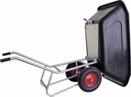 Produktbild: Growi® Schubkarre Compactkarre Mulde 350 l, PE (Polyethylen) 2-Rad, kippbar