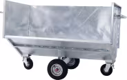 Produktbild: Growi® Großraumkuli B x H x T: 240 x 153 x 135 cm für Traktoren Euro-Aufnahme, feuerverzinkt