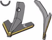 Produktbild: Industriehof® Gänsefußschar eXtreme® CARBIDE LINE 200 mm, für Grubber Kuhn