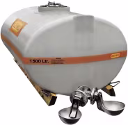 Produktbild: Cemo Wasserfass GFK oval grau