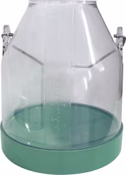 Produktbild: Melkeimer 30 l PVC (Polyvinylchlorid), grün, mit Deckel, Pulsator Interpuls L80 Air und Melkzeug