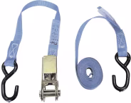 Produktbild: KERBL Zurrgurt 25 mm 2-teilig, Haken, Ratsche blau