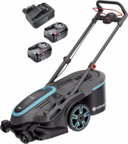 Produktbild: GARDENA Akku-Rasenmäher PowerMax Duo 46 mit 2 Akkus/Ladegerät, 14646-55