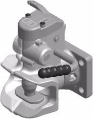 Produktbild: Rockinger Zugmaul RO855B, automatisch mit Fernbedienung und Flansch, Ø Bolzen 30,6 mm