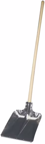 Produktbild: KERBL Aluschaufel mit Buchenstiel und Kante, Größe 9, Länge 135 cm, Materialstärke 2 mm