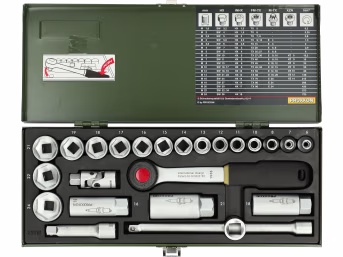 Produktbild: Proxxon Kompaktsatz mit 3/8–Ratsche 24-teilig