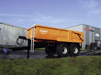 Produktbild: Krampe Wannenkipper Erdbaumulde SK 500 Nutzlast 20 t, Transportvolumen 11,2 m³ Wassermaß, 14,4 m³ SAE 221