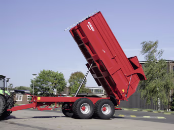 Produktbild: Krampe Wannenkipper Erdbaumulde SK 600 Nutzlast 22 t, Transportvolumen 13,3 m³ Wassermaß, 17,2 m³ SAE 221