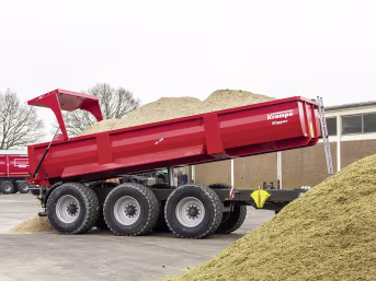 Produktbild: Krampe Wannenkipper Erdbaumulde SK 800 Nutzlast 30 t, Transportvolumen 17,7 m³ Wassermaß, 23,0 m³ SAE 221