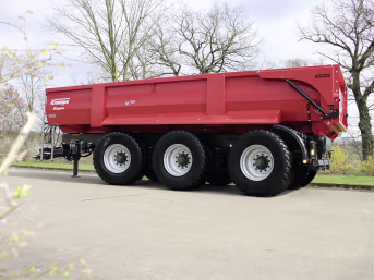 Produktbild: Krampe Wannenkipper Erdbaumulde SK 750 Nutzlast 30 t, Transportvolumen 16,6 m³ Wassermaß, 21,5 m³ SAE 221