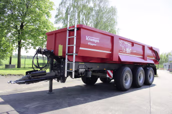 Produktbild: Krampe Wannenkipper Erdbaumulde SK 750 Nutzlast 30 t, Transportvolumen 16,6 m³ Wassermaß, 21,5 m³ SAE 221