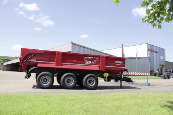 Produktbild: Krampe Wannenkipper Erdbaumulde SK 750 Nutzlast 30 t, Transportvolumen 16,6 m³ Wassermaß, 21,5 m³ SAE 221