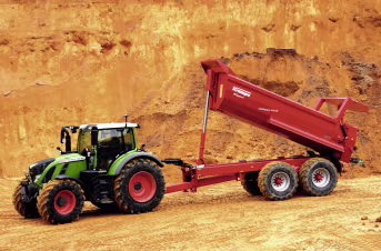 Produktbild: Krampe Halbrundmulde 'Tandem Halfpipe HP 20 Nutzlast 25 t, Transportvolumen 12,1 m³ Wassermaß, 15,7 m³ SAE 221