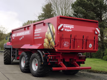 Produktbild: Krampe Wannenkipper Tandem Big Body 740 Nutzlast 17,1 t, Transportvolumen 25,3 m³