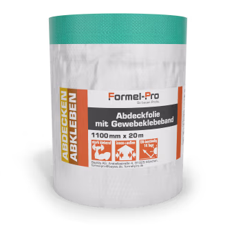 Produktbild: Formel-Pro Abdeckfolie mit Gewebeklebeband