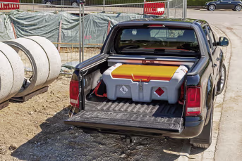 Produktbild: Cemo Tankanlage DT-Mobil Easy Pick-up 210 l, für Diesel, mobil, 12 V-Pumpe 30 l/min, mit Automatik-Zapfpistole