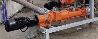 Produktbild: Exzenterschneckenpumpe für Rindergülle, Schweinegülle, Biomasse von Biogasanlagen, Klärschlamm