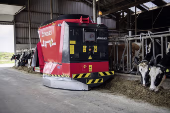 Lifestyle: Trioliet Fütterungsroboter Triomatic WB 2 300 mit Futterküchen