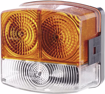 Produktbild: Hella® Blink- und Positionsleuchte quadratisch, links/rechts, 95 x 90 x 54,5 mm, Befestigung Anbau