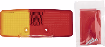 Produktbild: Hella® Lichtscheibe quadratisch, links/rechts, 158 x 64 mm für Schlussleuchte mit Kennzeichenlicht