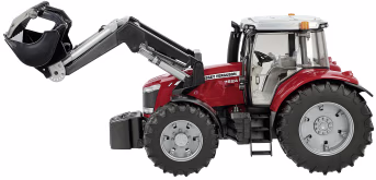 Produktbild: Bruder® Modell Massey Ferguson Traktor 7600 mit Frontlader 1:16