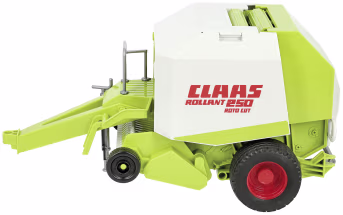 Produktbild: Bruder® Modell Claas Rundballenpresse Rollant 250 mit Rundballen 1:16