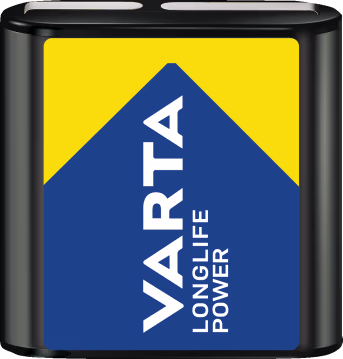 Produktbild: VARTA Batterie Alkaline Longlife Power Flachbatterie, 3LR12 4,5 V/6.100 mAh, 1 St. Blister