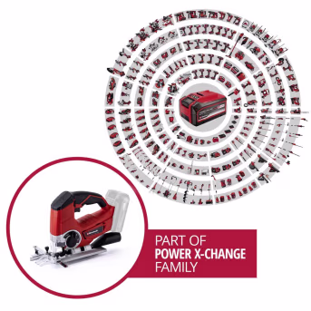 Produktbild: EINHELL Power X-Change Akku-Stichsäge TE-JS 18/80 Li-Solo