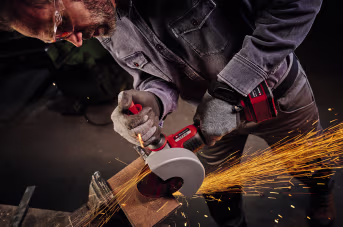 Produktbild: EINHELL Professional Akku-Winkelschleifer AXXIO 18/150