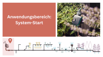 Detailbild: GARDENA Bewässerungssystem mit smart Sensor Control und Micro-Drip-System im Garten