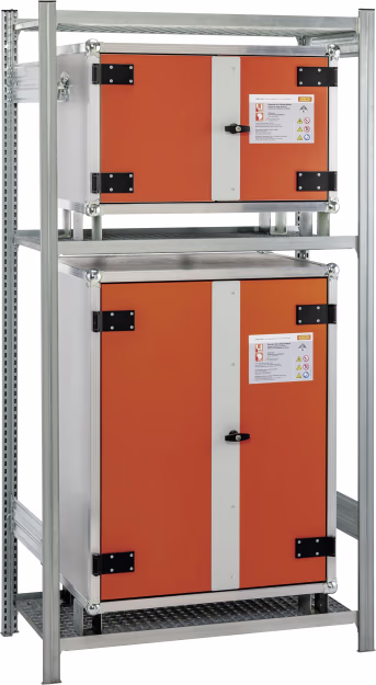 Produktbild: Cemo Regal 106 x 200 x 53,5 cm, für Akku-Lager- und Ladeschrank 8/5