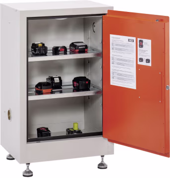 Produktbild: Cemo Akku-Lagerschrank FMplus S 590 x 890 x 460 mm, ohne Stromanschluss, 11652