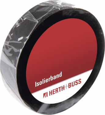 Produktbild: Herth + Buss Isolierband 20 m, 30 x 0,2 mm, schwarz, PVC (Polyvinylchlorid), 50 272 023