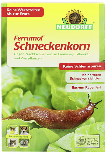 Produktbild: NEUDORFF Ferramol Schneckenkorn Bio Schnecken und Nacktschnecken natürlich bekämpfen