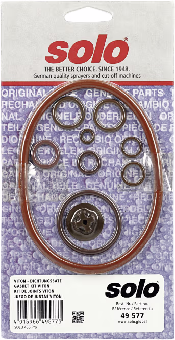 Set: Solo® Dichtungssatz FKM (Viton®) für Sprühgerät 256, 257, 258