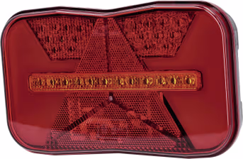 Produktbild: LED-Schlussleuchte Rio II links, 12 V, Schluss-, Brems-, Blink-, Standlicht