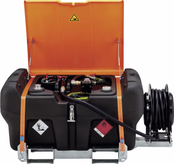 Produktbild: Cemo Tankanlage KS mobil Easy 330 Premium 330 l, für Benzin, Benzingemische, mobil, 12 V-Pumpe