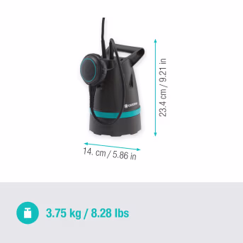 Produktbild: GARDENA Klarwasser-Tauchpumpe 8600