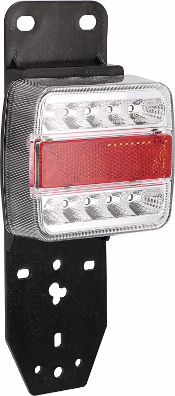 Produktbild: LED-Rückleuchtensatz mit Schluss-, Brems-, Blink-, Kennzeichenlicht, ohne Steckdose und Schlagschutz