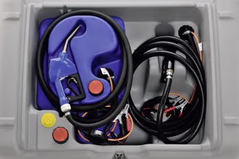 Set: Cemo Tankanlage DT-Mobil Easy Combi 440 l, 50 l, für Diesel, AdBlue®, mobil