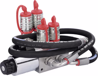 Produktbild: Zusatzsteuerventil 12 V DC, 6/2 Wegeventil -TB-, Grundventilausführung, inkl. Elektroeinheit und Wippschalter