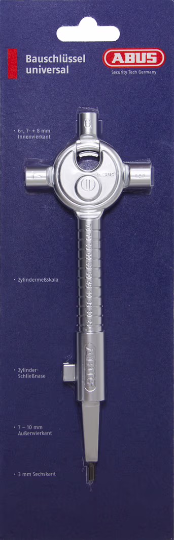 Produktbild: ABUS Bauschlüssel universal