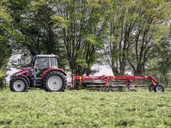 Lifestyle: Massey Ferguson Schwader MF RK 2 Kreisel, Schwad seitlich